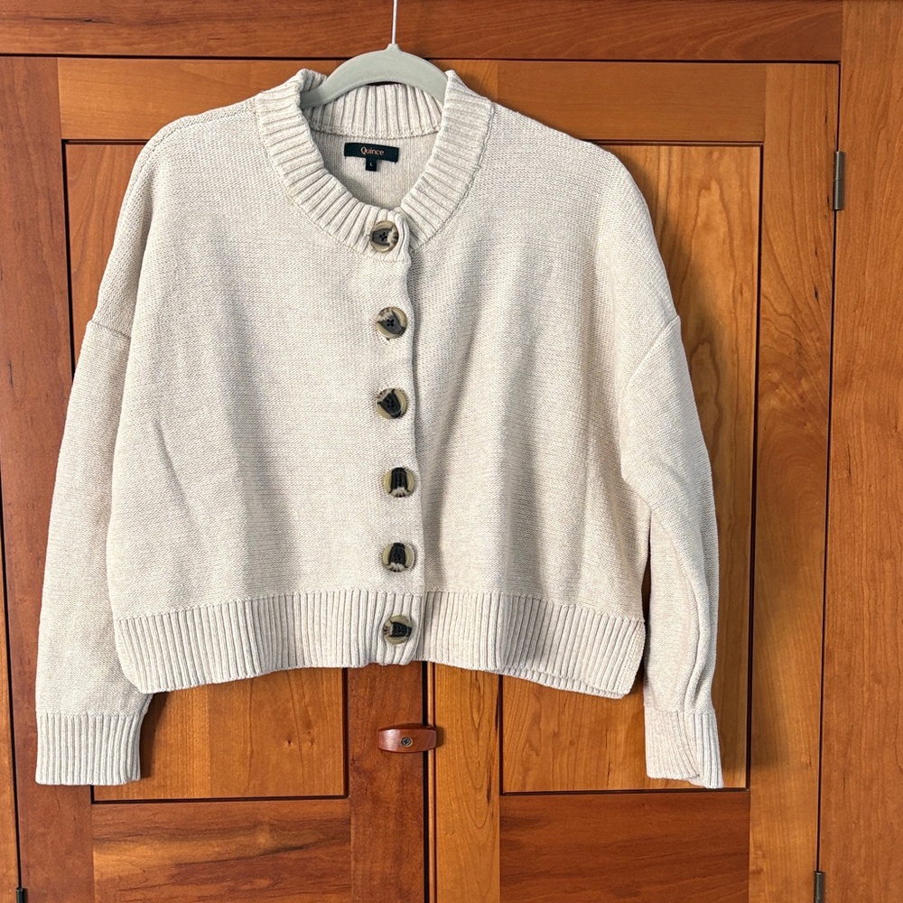Quince organic cotton cardigan - Picture 2 of 2
